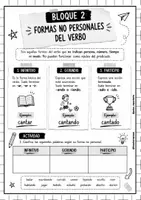 Vista previa - Hojas de trabajo - MATERIAL REPASO VERBOS - página 3