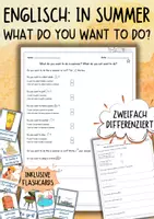 Vorschau - Unterrichtsreihen - Englisch Grundschule - In summer - MATERIALPAKET - Seite 1