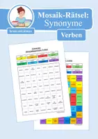 Vorschau - Arbeitsblätter - Wachsendes Materialpaket: Synonyme (Wortfelder & Wortschatzarbeit) - Seite 1