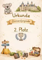 Vorschau - Arbeitsblätter - Zimmerolympiade – Urkunden für die Klassenfahrt - Seite 2