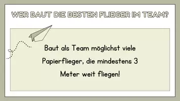 Vorschau - Präsentationen/Tafelbilder - Papierflieger Challenge - Kooperationsspiel - Seite 2