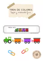 Vista previa - Juegos / Gamificación - Tren de colores - Lógica y motricidad fina - Portada