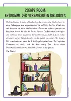 Vorschau - Arbeitsblätter - Escape Room Zeitformen (Deutsch 5./6. Klasse) - Seite 1