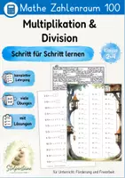 Vorschau - Unterrichtsreihen - Multiplikation und Division Schritt für Schritt lernen. Ein kompletter Lehrgang. - Seite 1