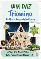 Vorschau - Arbeitsblätter - KOSTENLOS: Lesespiel Fußball: WM Triomino für die Freiarbeit - Deckblatt
