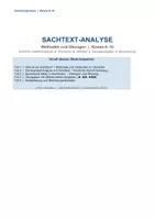 Vorschau - Arbeitsblätter - Sachtext-Analyse Klasse 8–10 | Textsorten Überblick | 6-Schritte-Anleitung | Stilmittel mit Wirkung | Übungstext Kommentar | 3 Niveaustufen | Musterlösung | sofort einsetzbar - Seite 1