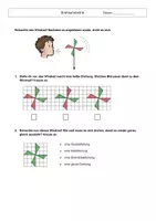 Vorschau - Arbeitsblätter - AB Drehsymmetrie l Mathematik l Klasse 6 - Seite 1
