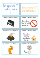 Vorschau - Fördermaterial/Inklusion - V - Klasse 1-2 - Laute - Buchstaben - Regelkarte + Wortkarten - Seite 3