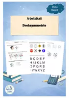 Vorschau - Arbeitsblätter - AB Drehsymmetrie l Mathematik l Klasse 6 - Deckblatt