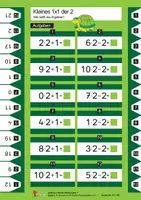 Vorschau - Arbeitsblätter - SelbstLernKartei Mathematik 1 kleines 1x1 | Mathematik Grundschule Klasse 1-4 | Kopfrechnen, Einmaleins, Addition, Subtraktion, Multiplikation, Karteikarten, Inklusion - Seite 2