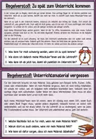 Vorschau - Merkblätter - REGELVERSTÖßE - 26 Reflexionskarten - Seite 1