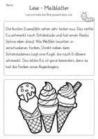 Vorschau - Arbeitsblätter - Lese Malblätter (Liesmal) zum Sommer Kl.3/4 - Seite 3