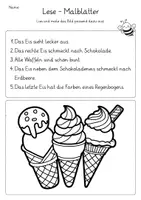 Vorschau - Arbeitsblätter - Lese Malblätter (Liesmal) zum Sommer Kl.1-4 - Seite 3