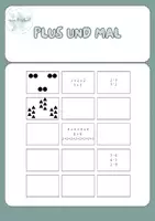 Vorschau - Arbeitsblätter - Mal und Plus – Multiplikation als Addition verstehen - Deckblatt
