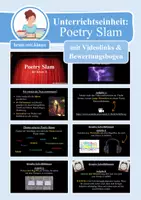 Vorschau - Unterrichtsreihen - Unterrichtseinheit: Einen Poetry Slam gestalten (Sek I & II) - Deckblatt
