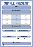 Vorschau - Stationenlernen - Englische Zeitformen - Regelblätter zur Selbsterarbeitung - Deckblatt