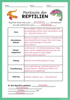 Vorschau - Arbeitsblätter - Biologie Reptilien Merkmale - Seite 2