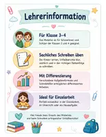 Vorschau - Stundenentwürfe - Unfallbericht schreiben Deutsch Klasse 4 | Arbeitsblätter, W-Fragen & Schreibtraining - Seite 2