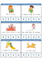 Aperçu - Jeux - Cartes à pinces – Compter les mots dans la phrase (GS) - Page 3