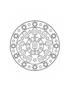 Vorschau - Mal- und Bastelvorlagen - Sommer-Mandalas – Ausmalbuch Grundschule Klasse 1-4 | Ferien & Entspannung - Seite 1