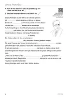 Vorschau - Arbeitsblätter - Peter und der Wolf - Seite 1