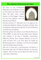 Vorschau - Arbeitsblätter - Islam Wissenskartei und Arbeitsblätter - Weltreligionen Ethik Religion - Seite 2