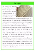 Vorschau - Arbeitsblätter - Islam Wissenskartei und Arbeitsblätter - Weltreligionen Ethik Religion - Seite 3