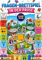 Vorschau - Spiele - Fragen-Brettspiel Deutsch A1 – In der Pause | DaF / DaZ Sprechaktivität - Deckblatt