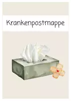 Vorschau - Anderer Materialtyp - Post für Kranke - Deckblatt + Infoblatt für fehlende Schüler*innen - Deckblatt