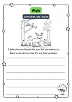 Vorschau - Unterrichtsreihen - Tiere im Wald Kl 2 -Lesen, Schreiben, Malen - Seite 2