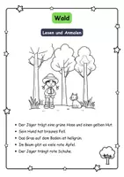 Vorschau - Unterrichtsreihen - Tiere im Wald Kl 2 -Lesen, Schreiben, Malen - Seite 3