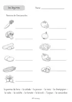 Vorschau - Arbeitsblätter - les légumes: differenzierte Arbeitsblätter - Seite 3