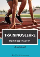 Vorschau - Arbeitsblätter - Grundlagen der Trainingslehre ⎮ Trainingsprinzipien - Deckblatt