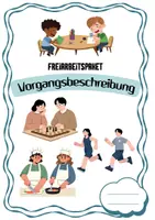 Vorschau - Arbeitsblätter - Freiarbeitspaket: Vorgangsbeschreibung inkl. Imperativ, Passiv & man-Form - Deckblatt