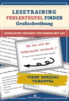 Vorschau - Fördermaterial/Inklusion - südrussische Tarantel Spezial: Fehlerteufel Lesekarten Großschreibung - Deckblatt