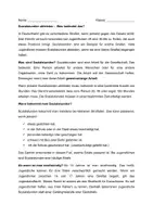 Vorschau - Arbeitsblätter - Sozialstunden Leseverstehen A2-B1 DaZ DaF - Seite 1