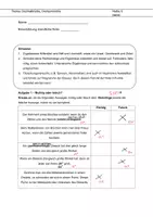 Vorschau - Klassenarbeiten - Mathearbeit Dezimalzahlen und Drehsymmetrie mit Lösungen_Klasse 6 - Seite 3