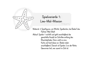 Vorschau - Arbeitsblätter - Würfelspiel Sommer Klasse 1 - 3 Versionen - Seite 2