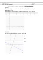 Vorschau - Arbeitsblätter - lineare Funktionen_Test mit Lösungen_Wiederholung Klasse 11 - Deckblatt