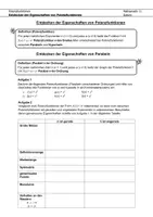 Vorschau - Arbeitsblätter - Potenzfunktionen_Eigenschaften entdecken + Lösungen - Deckblatt