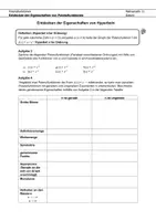 Vorschau - Arbeitsblätter - Potenzfunktionen_Eigenschaften entdecken + Lösungen - Seite 1