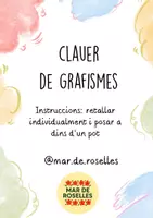 Vista previa - Juegos / Gamificación - CAST-CAT Llavero de grafismos - trazos - motricidad fina - página 1