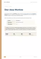 Vorschau - Prüfungsvorbereitung - TELC B1 WORTLISTE – Der umfassende Themenwortschatz für die Prüfung - Seite 1