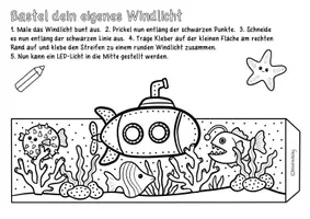 Vorschau - Arbeitsblätter - Unterwasserwelt & Meerestier Bastel-Bundle – Kunst im Sommer - Seite 3