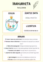 Vista previa - Unidades / Secuencias / Situaciones de Aprendizaje - Irakurketa txostena 3.ziklorako pentsatua - página 1