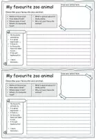 Vorschau - Arbeitsblätter - My favourite zoo animal - Writing activity (3-fach differenziert) - Seite 2