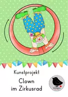 Vorschau - Arbeitsblätter - Zirkus: Clown im Rad basteln - Deckblatt