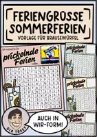 Vorschau - Bildkarten - Feriengruß Sommerferien Brause - Deckblatt