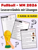Vorschau - Arbeitsblätter - Fußball WM 2026: Leseverständnis mit Lösungen - Deckblatt
