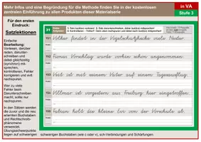 Vorschau - Arbeitsblätter - Schreibschriftautomatisierung in VA - Stufe 3 - Seite 1